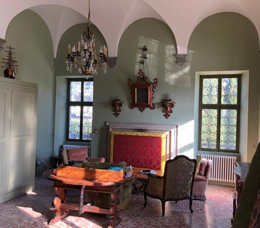 Tinteggiatura sale di una villa Storica Garda VR