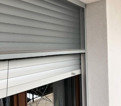 Zanzariera e tapparella in alluminio