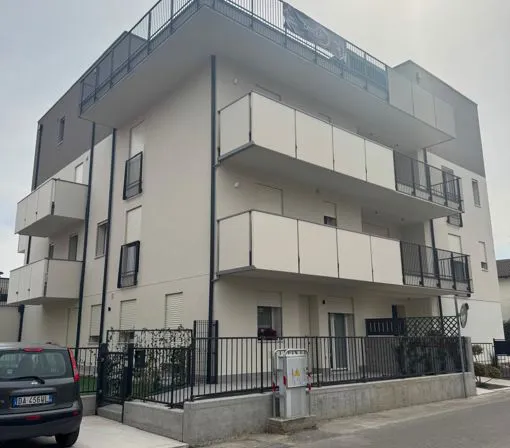 Cappotto termico in facciata su nuova realizzazione residenziale a San Bonifacio